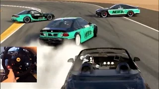 Forza 6 Drifting Limbo Game w/Crew Funny Moments | SLAPTrain