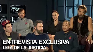 Exclusivo: Entrevista al elenco de Liga de la Justicia