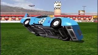 "Cars" The King's Crash | NR2003 Reenactment