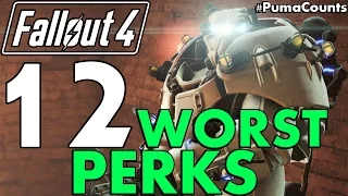 Top 12 Worst Perks Guide in Fallout 4 (WORST IN THE GAME! POST-NUKA WORLD) #PumaCounts