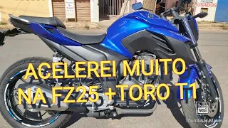 Testando escape TORO T1 +DB Killer na FZ25...😱🤡