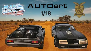 Tuned Interceptor VS Road Warrior from Mad Max by Autoart Ford Falcon 1/18