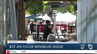 Minimum wage quietly hits $15 an hour