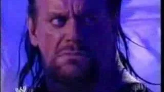 Undertaker sitting up out of casket