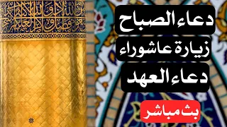 دعاء الصباح - دعاء العهد - زيارة عاشوراء - زيارة ابي الفضل ع  مباشر من كربلاء المقدسة