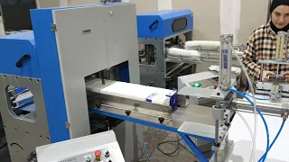 PEÇETE İMALAT MAKİNALARI /napkin machines final tests / teste finale mașini de servetele