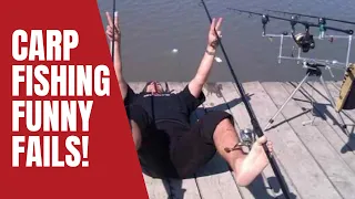 Carp fishing funny fails