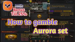 Clash of King 2020 : How to gamble Aurora set