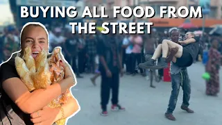 Dancing at the biggest market in Tanzania!!