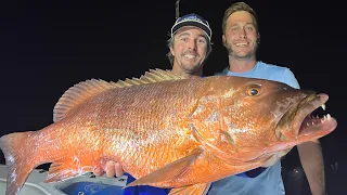 We waited 4 YEARS for this NIGHT! EPIC CUBERA SNAPPER BITE! (Catch Clean and Cook)