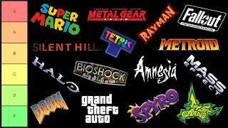 A Tier List Of 289 Video Game Series