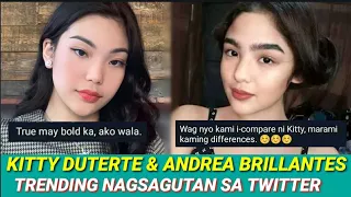 Trending Kitty Duterte at Andrea Brillantes nagsagutan sa Twitter