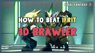 FF7 Rebirth - How to Beat Ifrit 3D Brawler *EASY* in Gold Saucer