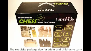 Chess Equipment Materials - Tournament Chess Set Combo | Combo-A