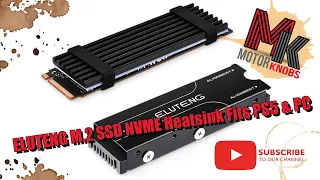 ELUTENG M.2 SSD NVME 방열판은 PS5 및 PC에 적합, 개봉, 검토 및 설치