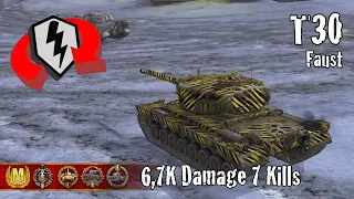 T30  |  6,7K Damage 7 Kills  |  WoT Blitz Replays