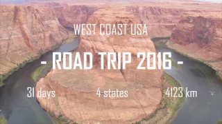 USA West Coast Road Trip 2016