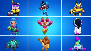 ALL SKINS WINNING ANIMATION🧪 - Brawl Stars Update Sneak Peek #biodome🌿