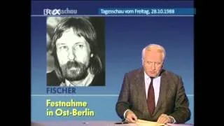 ARD-Tagesschau vom 28.10.1988: Festnahme in Ostberlin