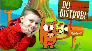 Смеемся и ДРАЗНИМ ЗВЕРЬКА Играем в мультяшную Игру Do not disturb 2 Видео для детей