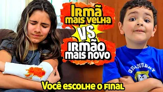 IRMÃ MAIS VELHA vs IRMÃO MAIS NOVO. QUEM É MAIS ESPERTO? 🤣🤣🤣🤪