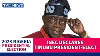 BREAKING: INEC Declares Tinubu President-Elect