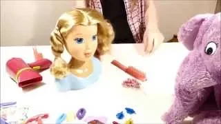 Doll Hair Salon - Adding High Pony Tail to our Pretty 'Girl'