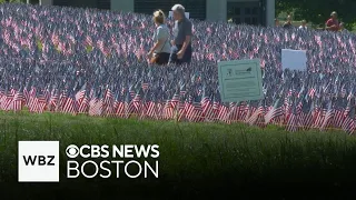 37,000 flags on Boston Common honor fallen Massachusetts servicemembers