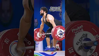 20 y/o Garik Karapetyan (102kg 🇦🇲) 185kg / 408lbs Slow Motion + real-time #weightlifting