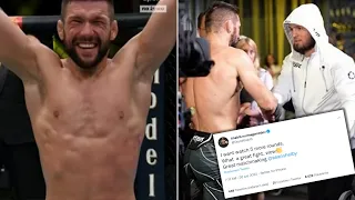 MATEUSZ GAMROT PONOWNIE ZASKOCZYŁ! ŚWIAT MMA GRATULUJE POLAKOWI!  KHABIB POD WRAŻENIEM!