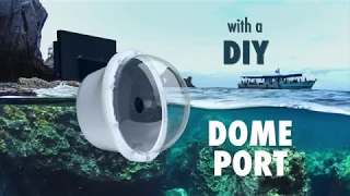 DIY Dome Port for half-over-half-under pictures for any camera model