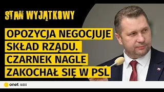Opozycja negocjuje skład rządu. Kaczyński rozpamiętuje swój upadek. Czarnek nagle zakochał się w PSL