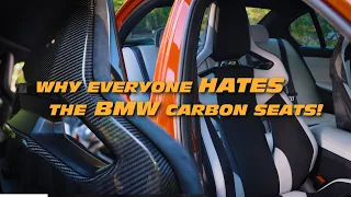 The TRUTH About The BMW M3 Carbon Bucket Seats