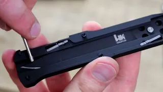 How does an OTF knife work? / Hogue Hk Hadron dissasembly