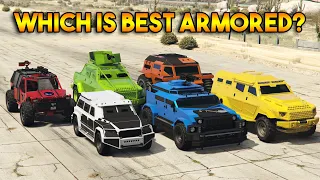 GTA 5 ONLINE : WHICH IS BEST ARMORED VEHICLE?