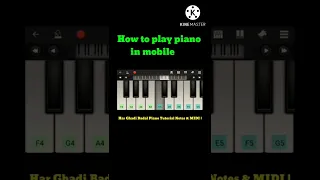 PianoHar Ghadi Badal Tutorial Notes & MIDI | Kal Ho Na Ho | Hind ...