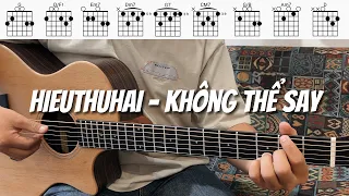 HIEUTHUHAI - Không Thể Say | Guitar Cover | Guitar Hướng Dẫn