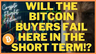 WILL THE BITCOIN BUYERS FAIL HERE IN THE SHORT TERM!? | PRICE PREDICTION | TECHNICAL ANALYSIS$BTCUSD