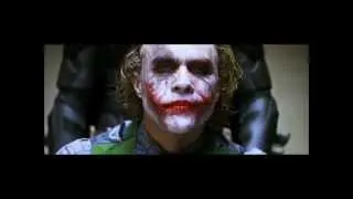 Batman interroga Joker - Il Cavaliere Oscuro