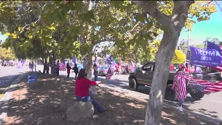 Pres. Trump supporters gather in Poway for 'Stop the Steal' rally