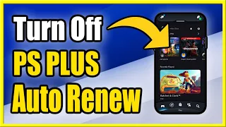 How to TURN OFF PS5 & PS4 Auto Renew for PS PLUS on PlayStation App (Android & Ios Phones)