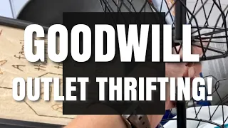 GOODWILL OUTLET BINS THRIFTING! Thrift With Me & Haul! Thrifting for Home Decor, Vintage, Resale!