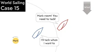 Can a boat giving mark-room prevent a boat owed mark-room from tacking? [Sailing Rules 2021-2024]