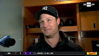 Gerrit Cole on dugout reaction to Judge HBP