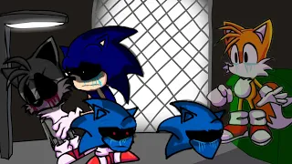 Friday Night Funkin' Boyfriend Dies But Its Sonic.exe ICON