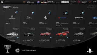 Three Legendary Cars Trophy in GT 7