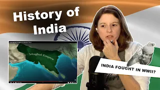 American Reacts to History of India