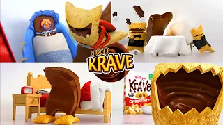 Funny Kellogs Krave Chocolaty Inside Crunchy Outside Commercials EVER! YUM YUM !