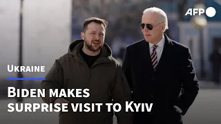 Ukraine: Biden makes surprise visit to Kyiv | AFP