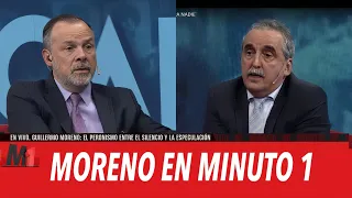 Guillermo Moreno con Gustavo Sylvestre en C5N 16/4/24